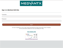 Tablet Screenshot of medvantxrx.com